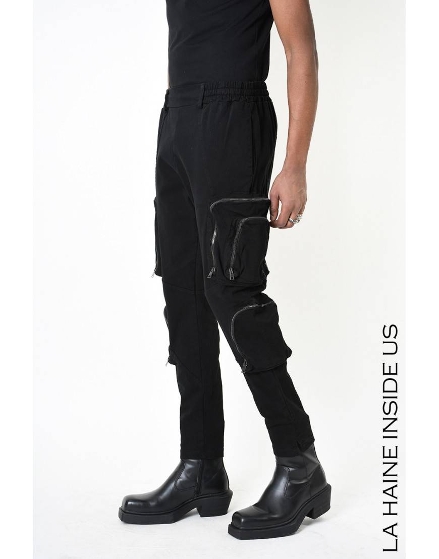 La haine inside us 3B LM190 PANTALONE Nero Negozio