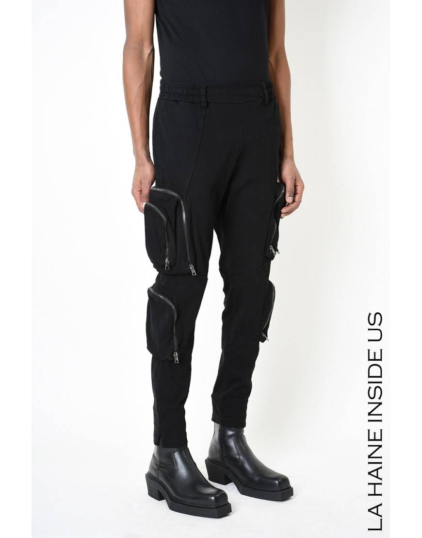 La haine inside us 3B LM190 PANTALONE Nero Negozio
