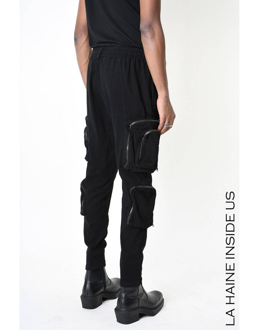 La haine inside us 3B LM190 PANTALONE Nero Negozio