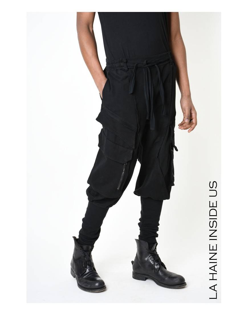 La haine inside us 3B LM191 PANTALONE Nero Nuova