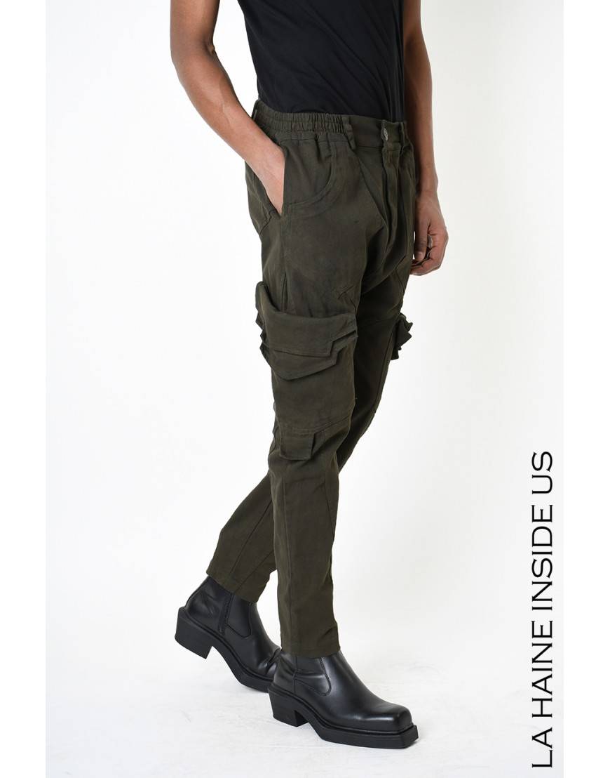 La haine inside us 3B LM192 PANTALONE Verde Italy