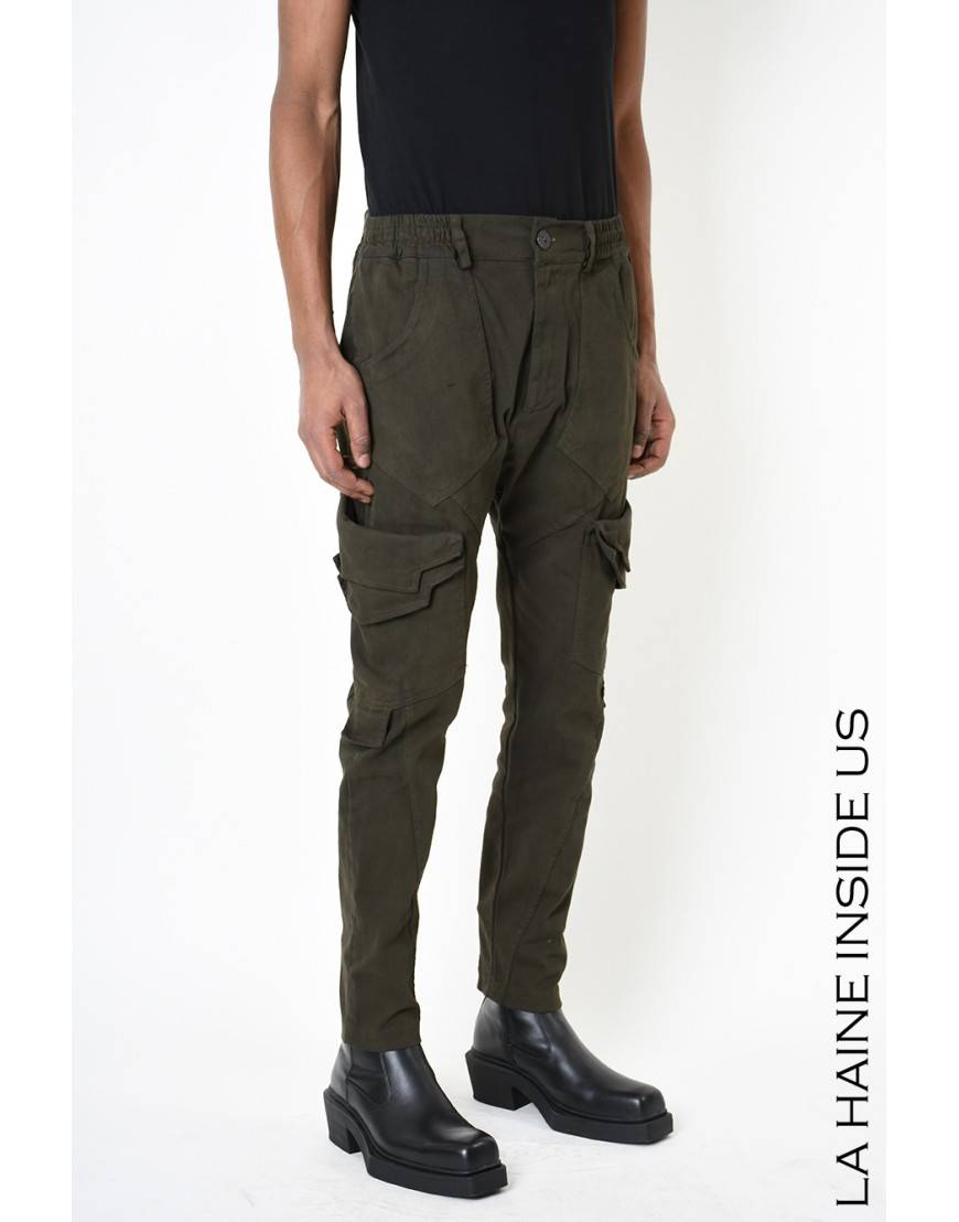 La haine inside us 3B LM192 PANTALONE Verde Italy