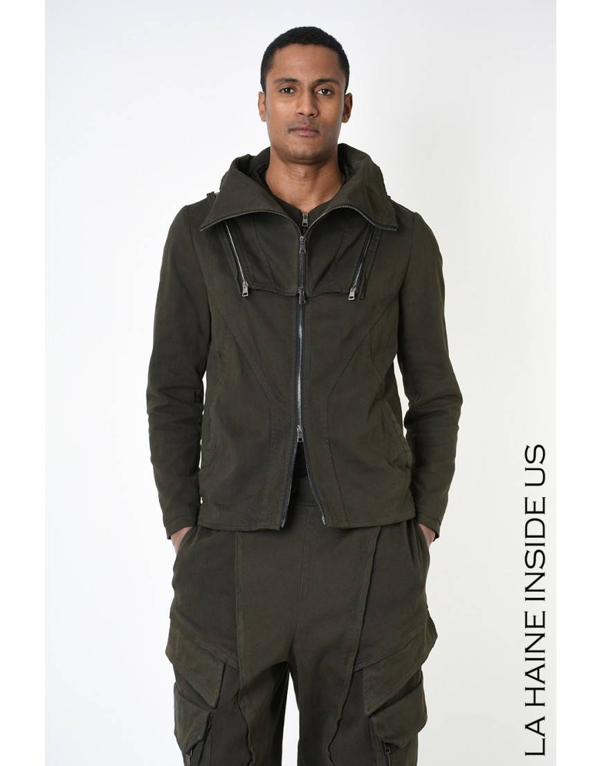 La haine inside us 3B LM194 GIUBBINO Verde Nuovo