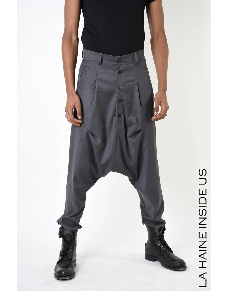 La haine inside us 3B LM195 PANTALONE Grigio Qualità