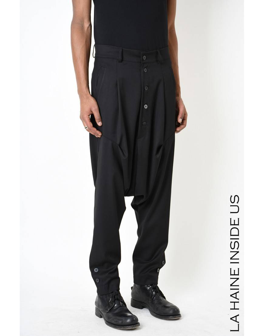 La haine inside us 3B LM195 PANTALONE Nero Vendita