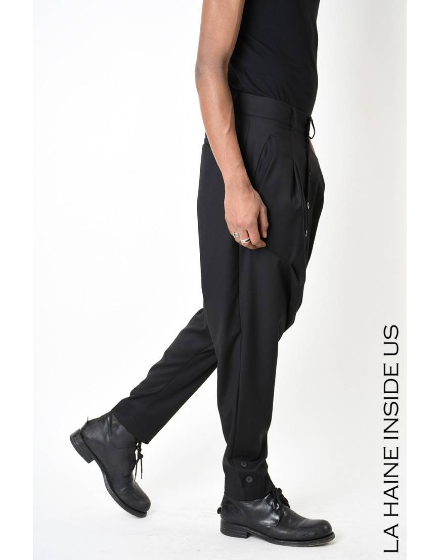 La haine inside us 3B LM195 PANTALONE Nero Vendita