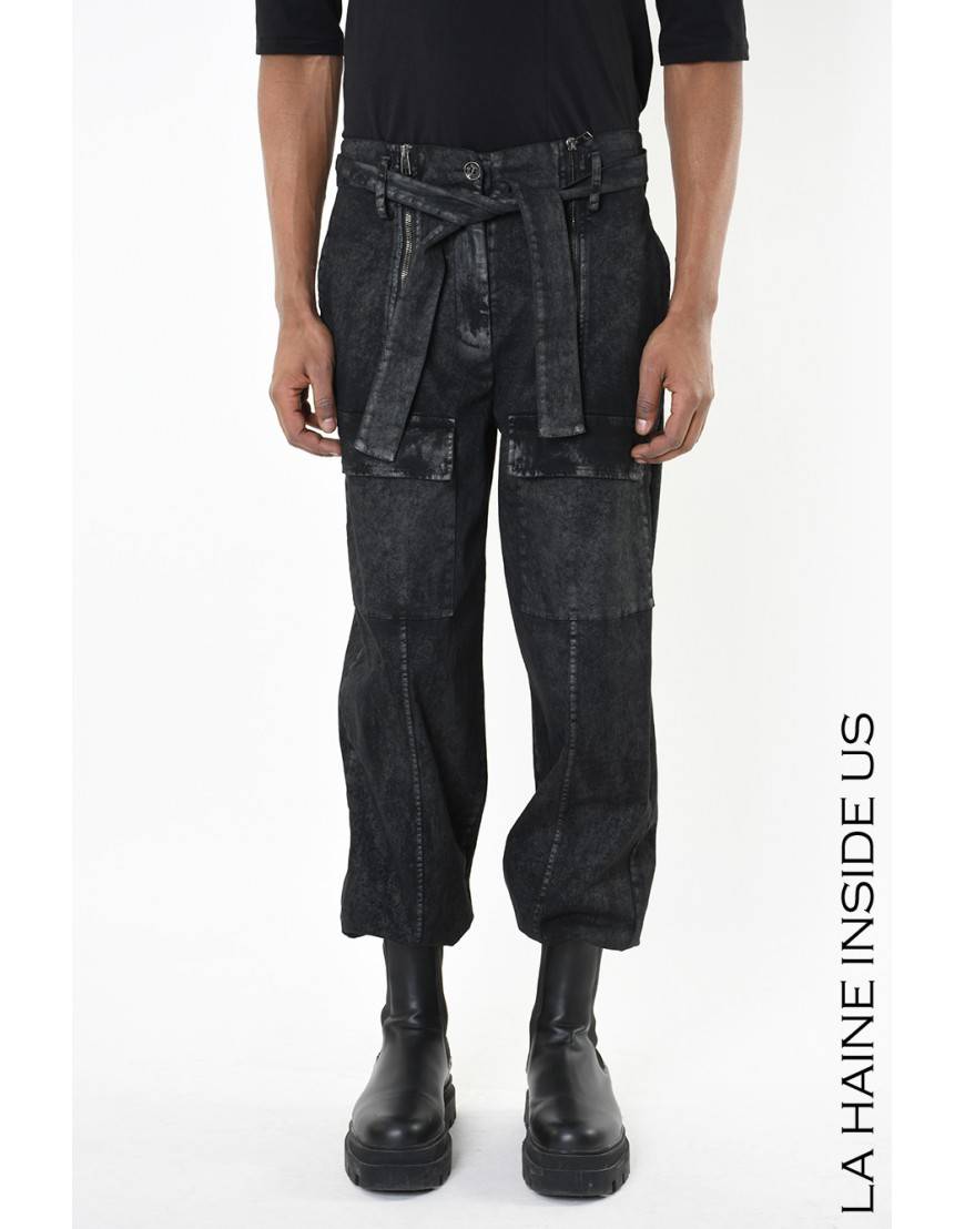 La haine inside us 4B LW880 PANTALONE UNISEX U Nero Fino Al -60%