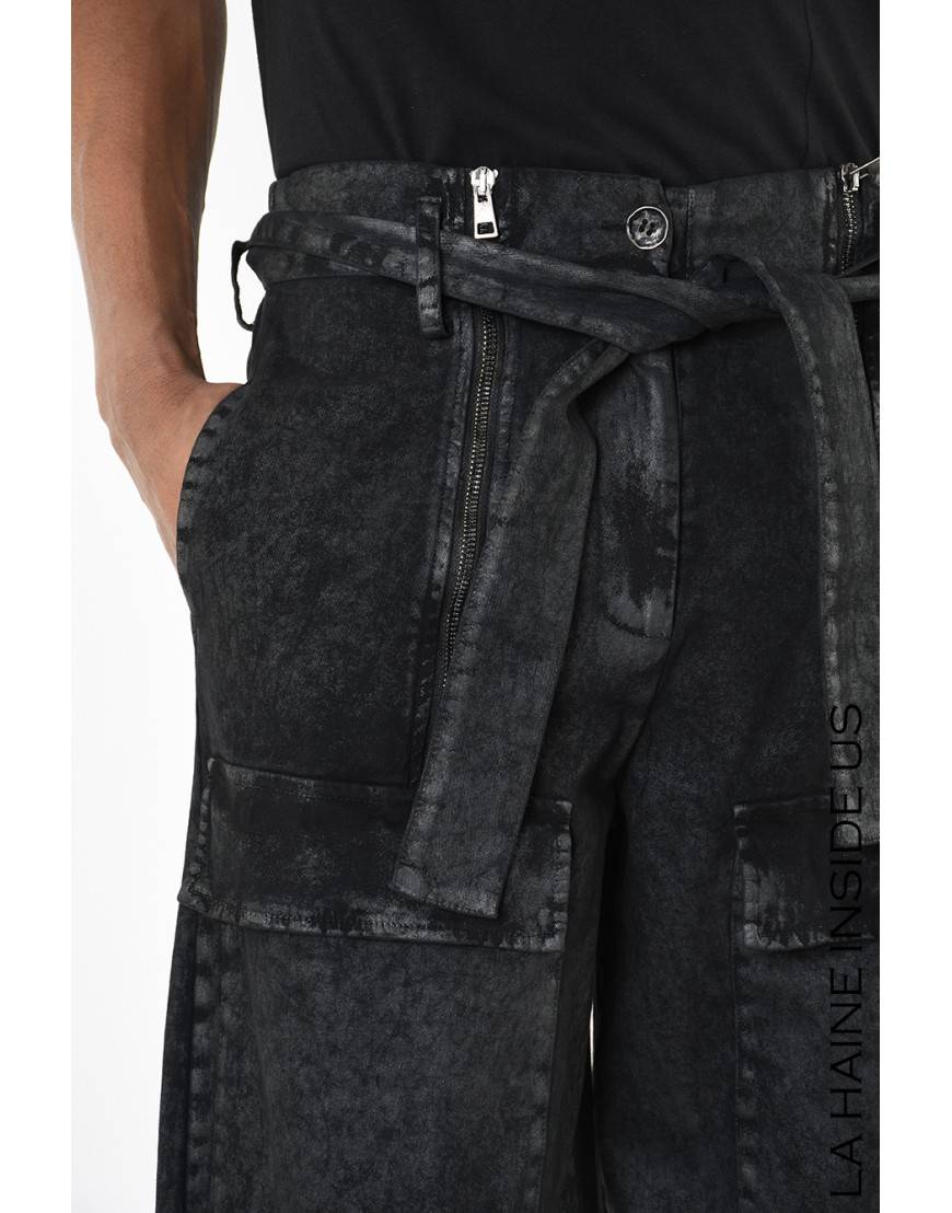 La haine inside us 4B LW880 PANTALONE UNISEX U Nero Fino Al -60%