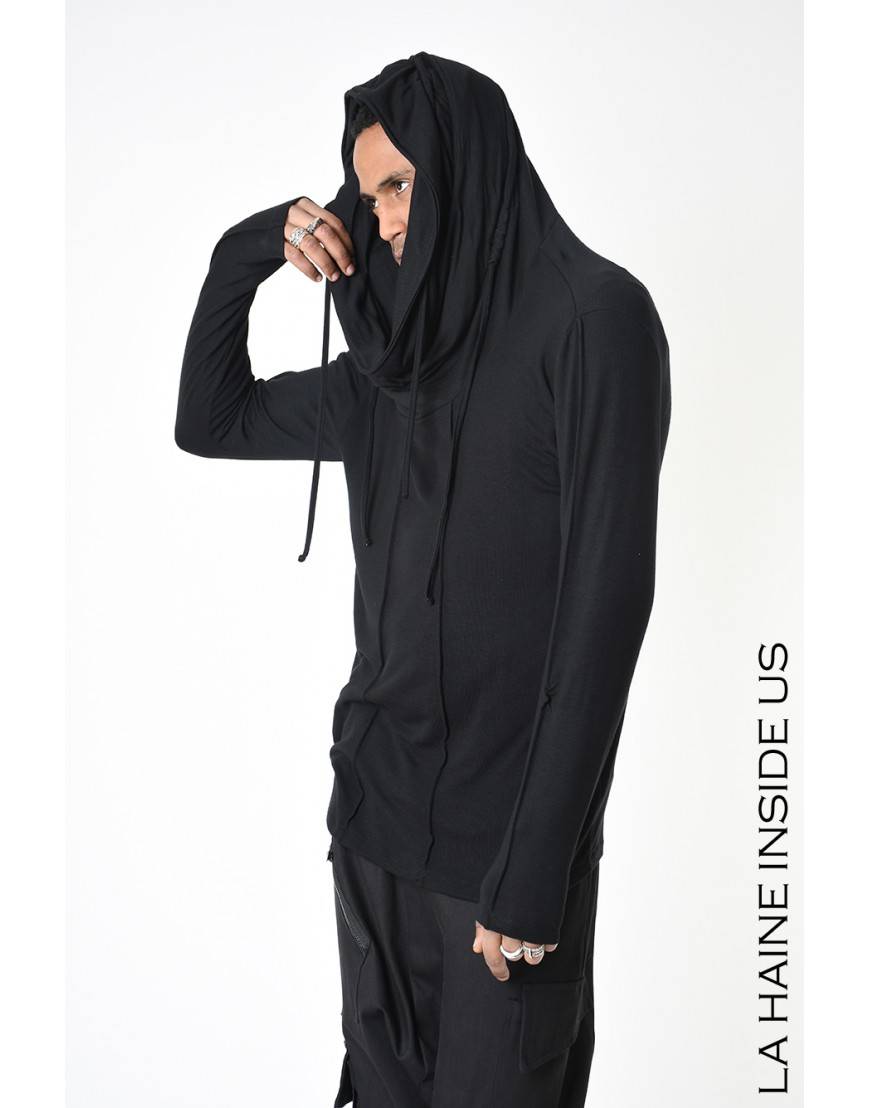 La haine inside us 4M LW565 MAGLIA UNISEX U Nero Prezzo Ridotto