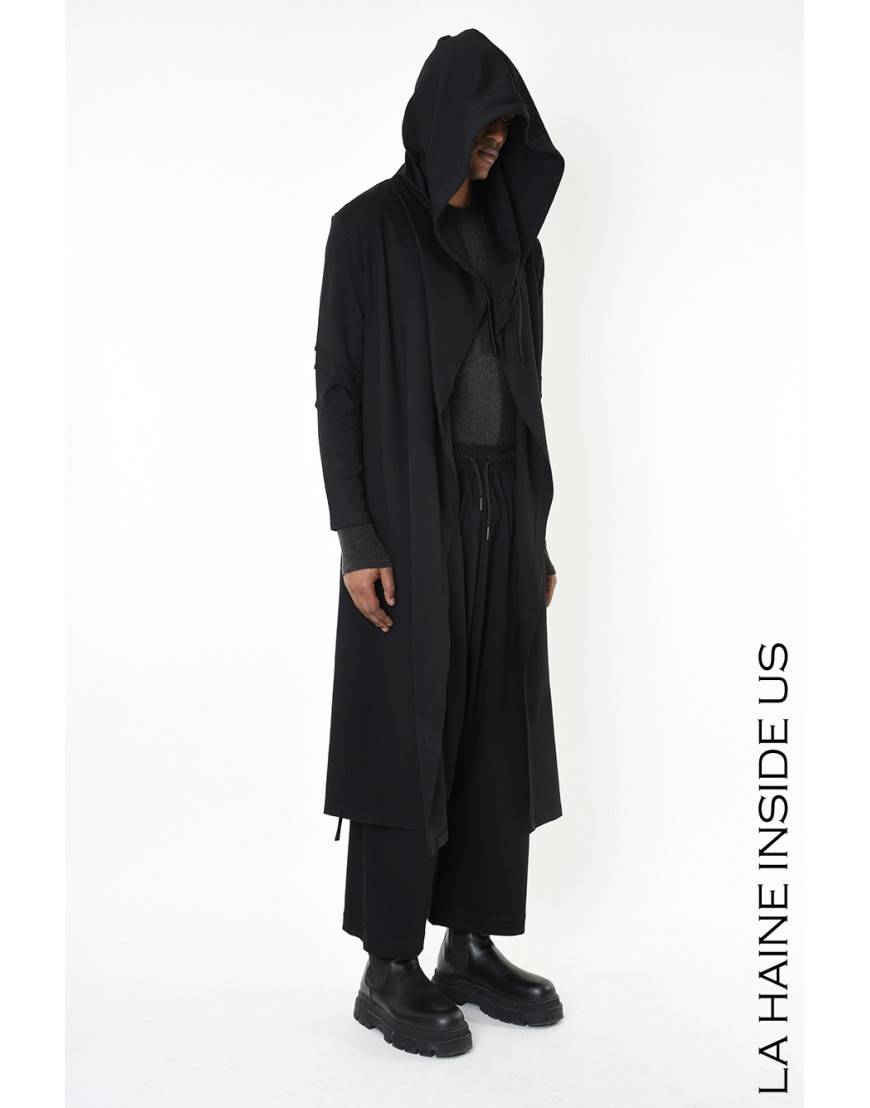 La haine inside us 4M LW956 CARDIGAN UNISEX U Nero Presa