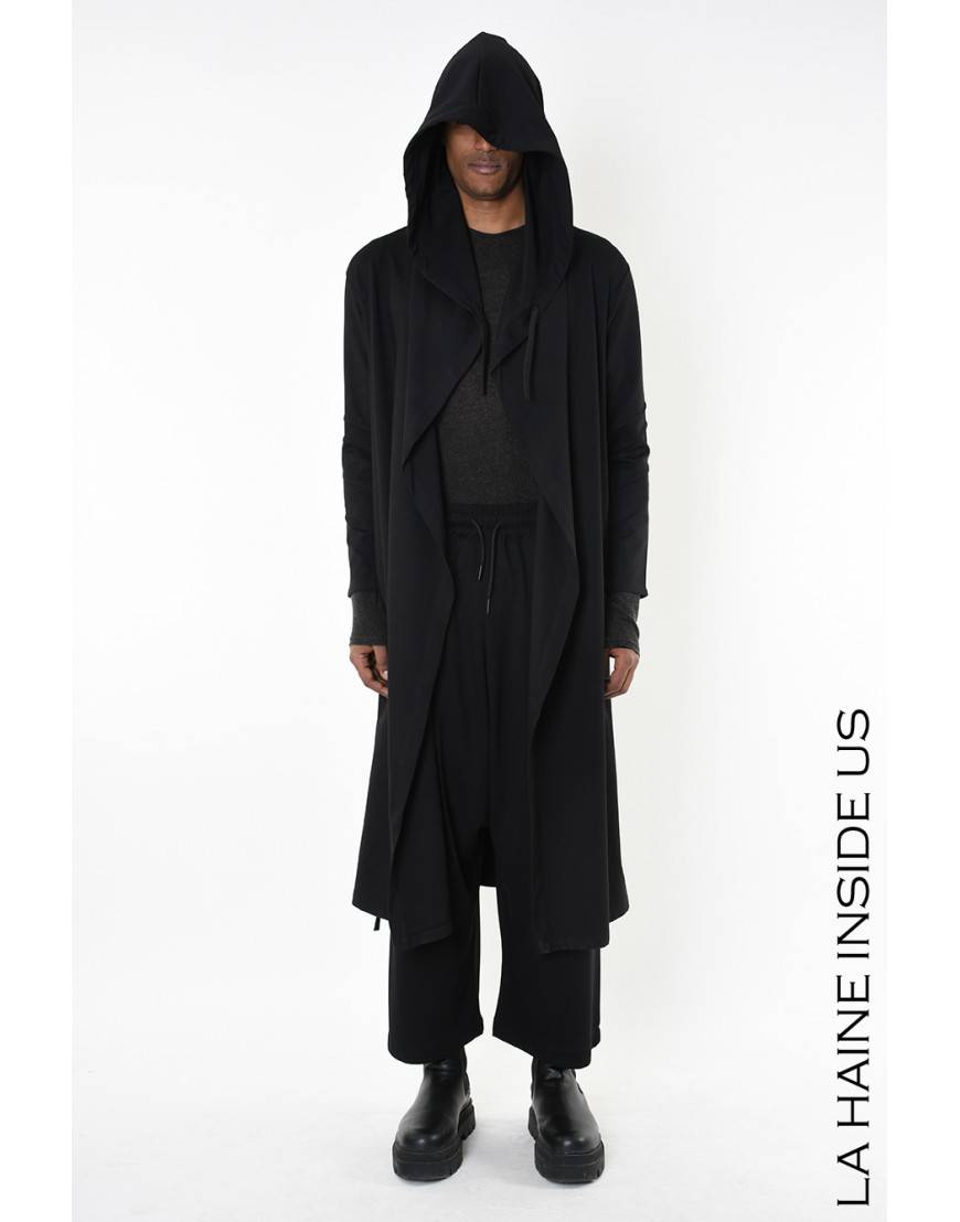 La haine inside us 4M LW956 CARDIGAN UNISEX U Nero Presa