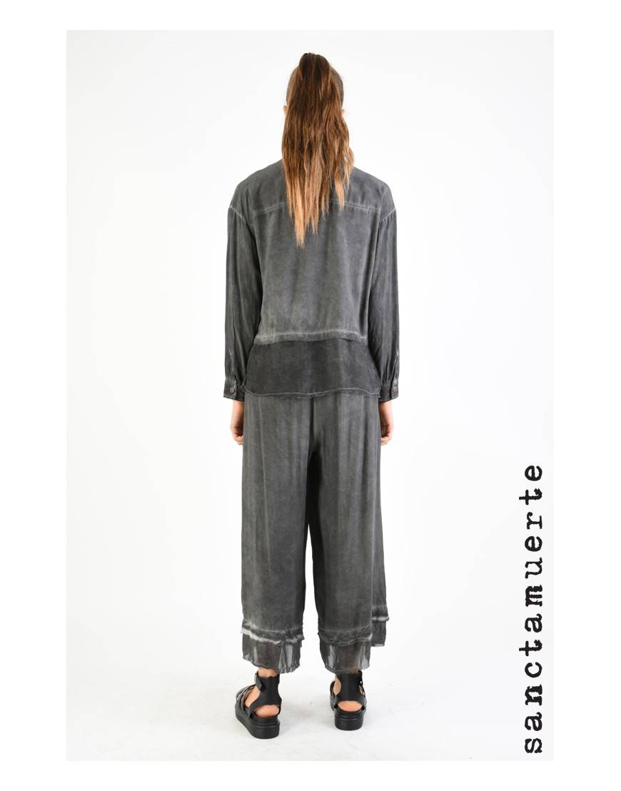 La haine inside us 9B SM334 CAMICIA Grigio Offerte