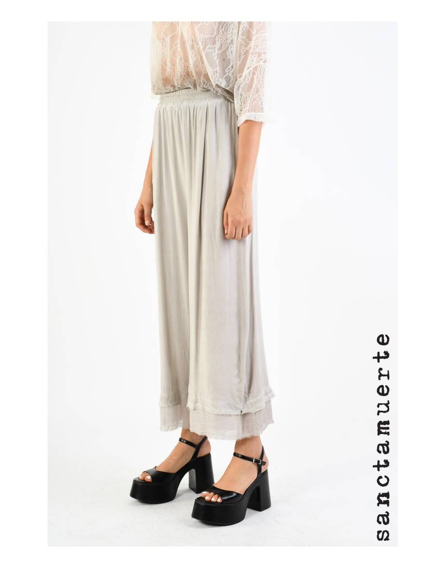 La haine inside us 9B SM339 PANTALONE Ivory Saldi Di Fabbrica