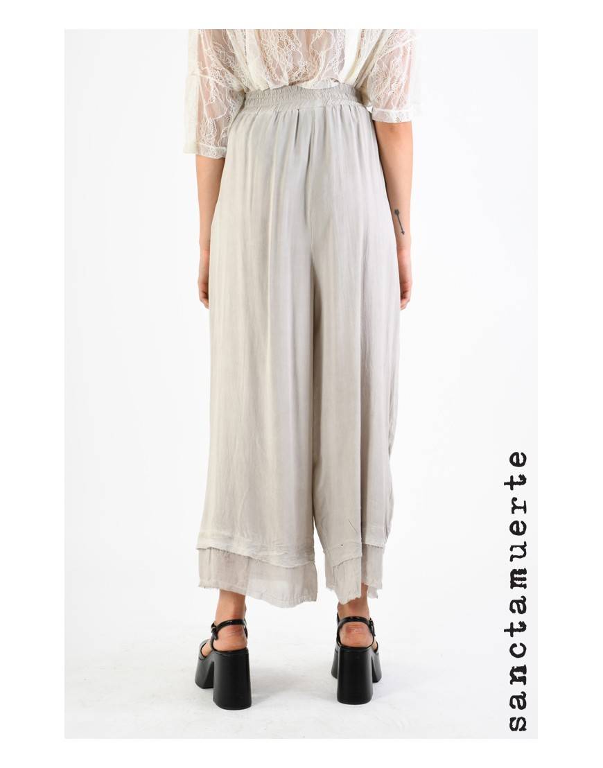 La haine inside us 9B SM339 PANTALONE Ivory Saldi Di Fabbrica