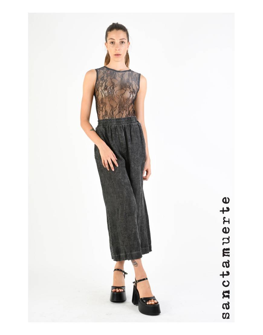 La haine inside us 9B SM387 PANTALONE Grigio Italia