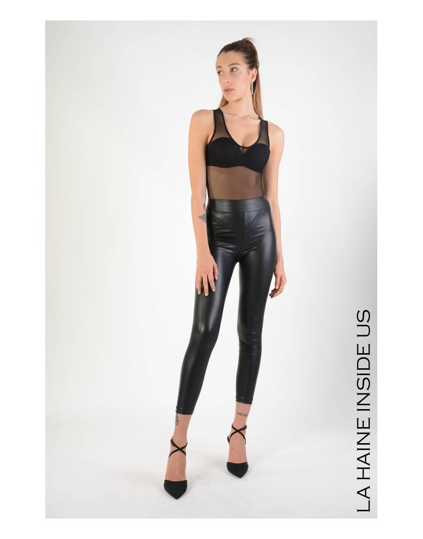 La haine inside us 4B LW692 LEGGINGS Nero 2025