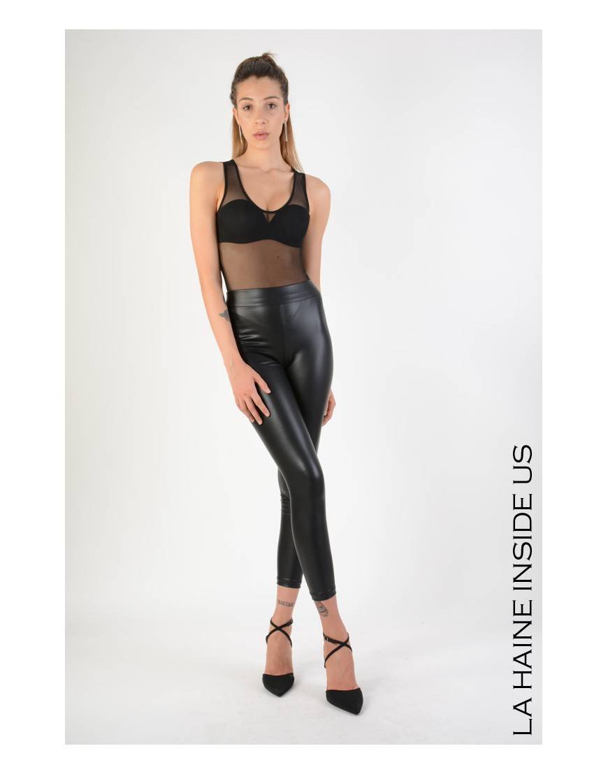La haine inside us 4B LW692 LEGGINGS Nero 2025