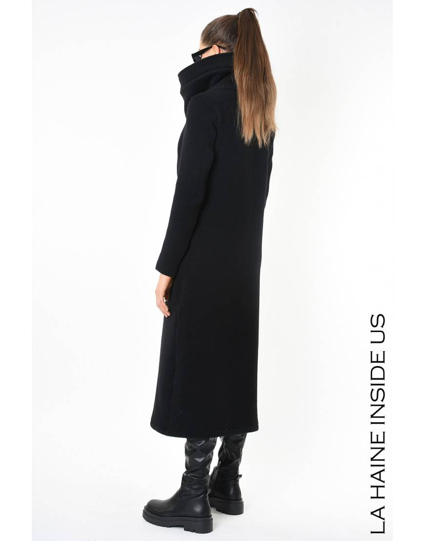 La haine inside us 4B LW798 CAPPOTTO Nero Fino Al -60%
