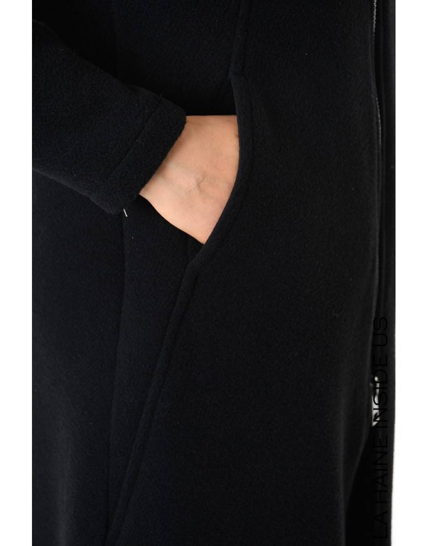 La haine inside us 4B LW798 CAPPOTTO Nero Fino Al -60%