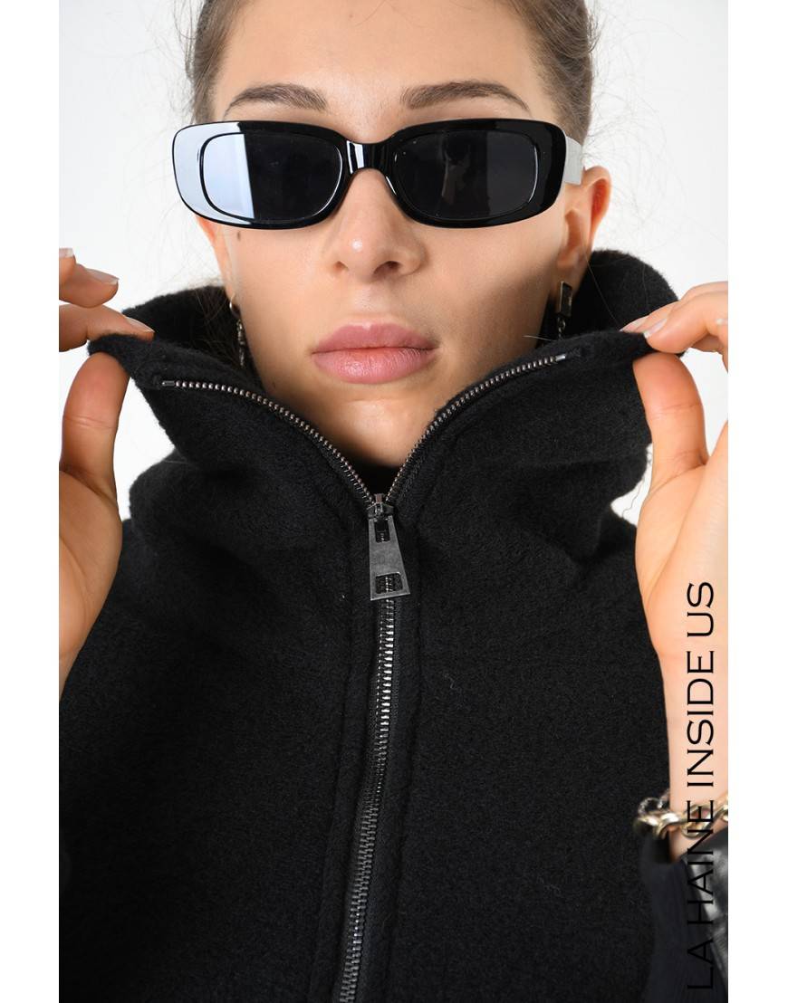 La haine inside us 4B LW799 CAPPOTTO Nero Shopping Online