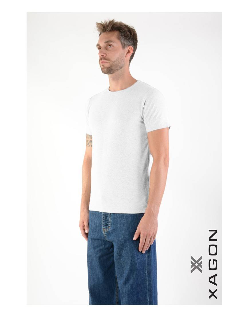 La haine inside us T-Shirt MD1012 Bianco Offerte