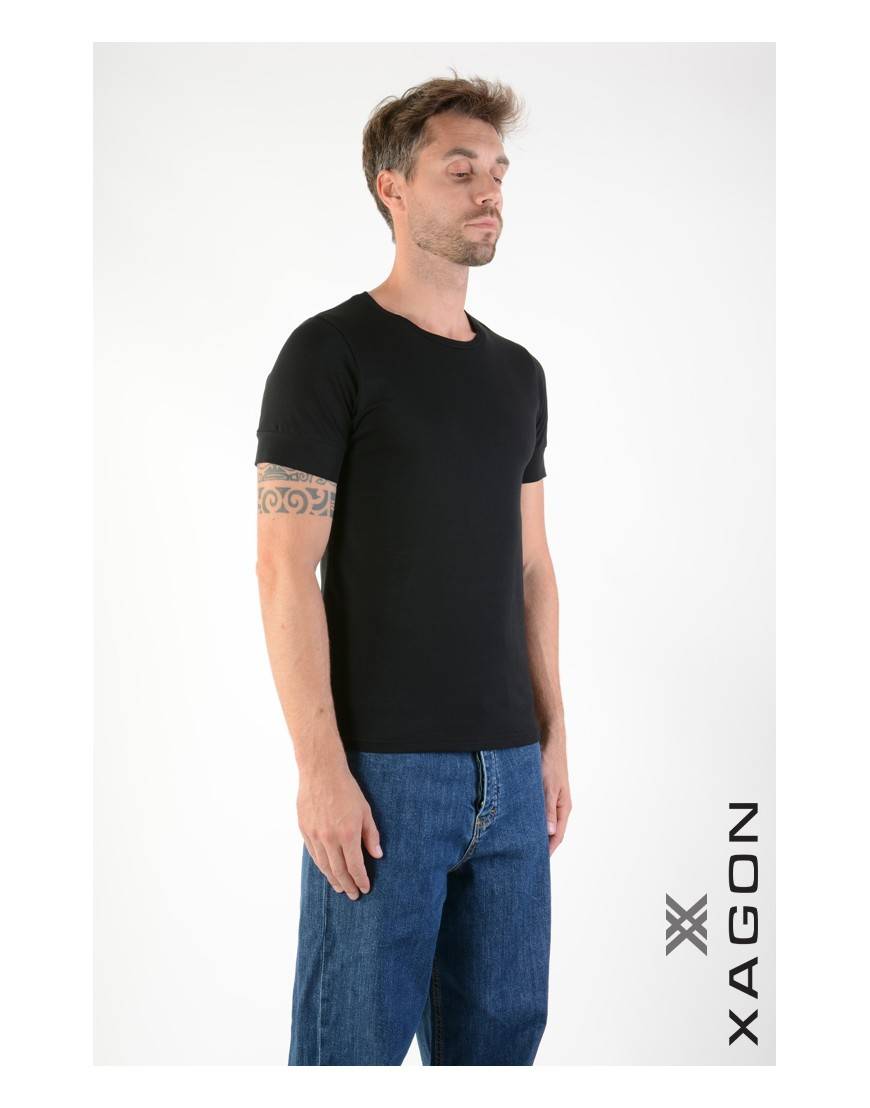 La haine inside us T-Shirt MD1012 Nero Vendita Calda