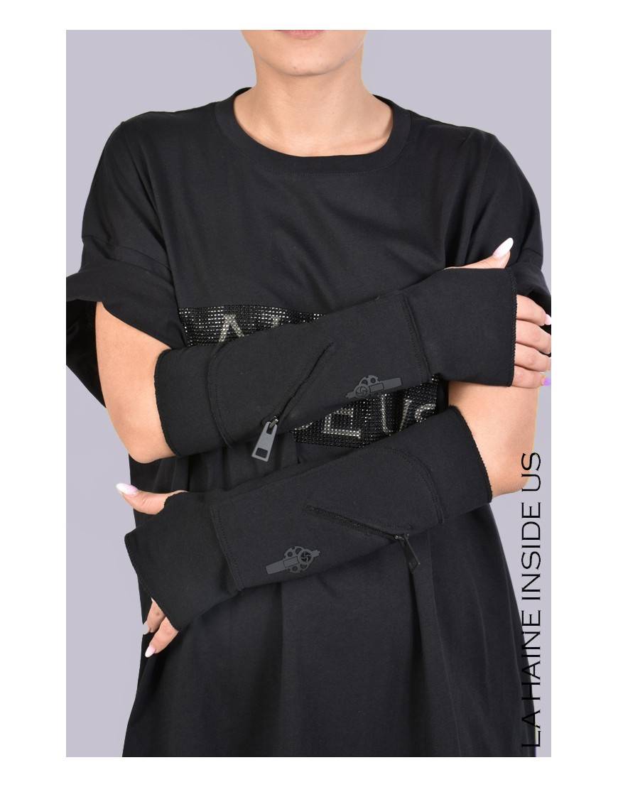 La haine inside us 3M MANDUE MANICOTTO UNISEX Nero Vendita Economica
