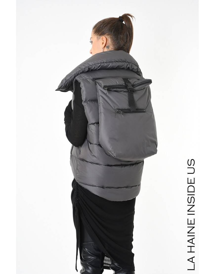 La haine inside us 3P LM252 PETTORINA + ZAINO UNISEX D Fango Negozio