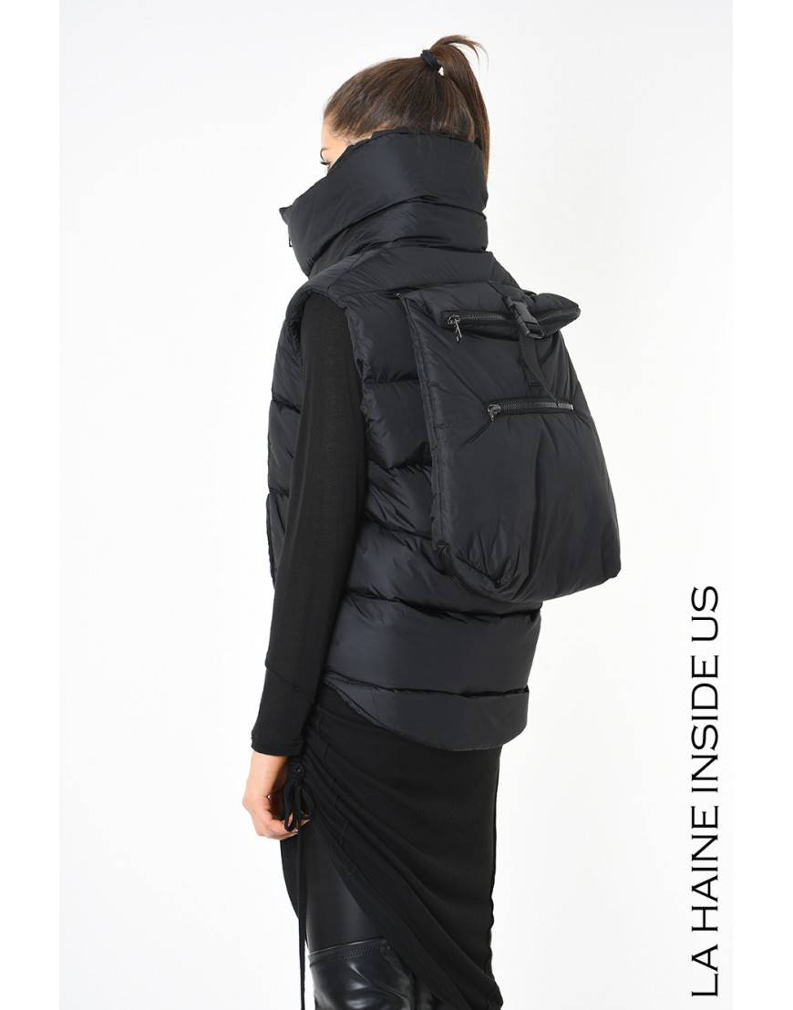 La haine inside us 3P LM252 PETTORINA + ZAINO UNISEX D Nero In Saldo