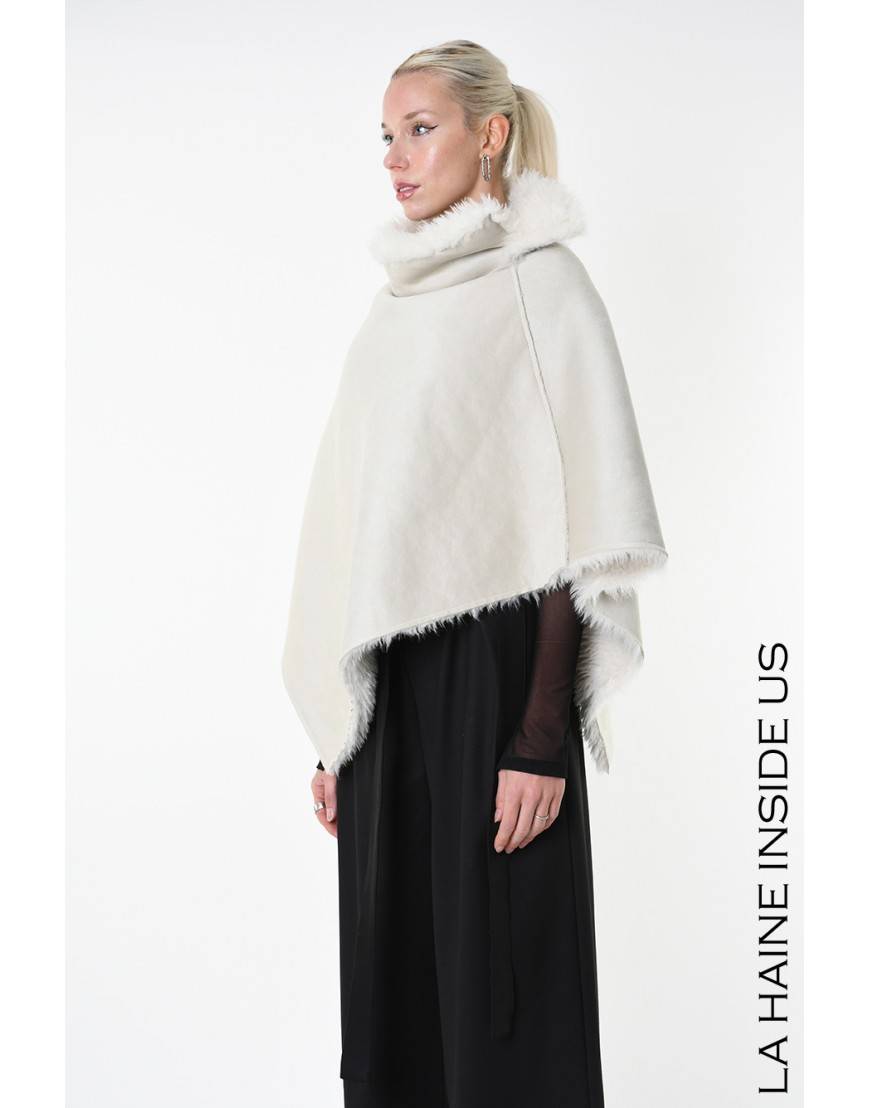 La haine inside us 4- LW862 PONCHO UNISEX D Ice Italia