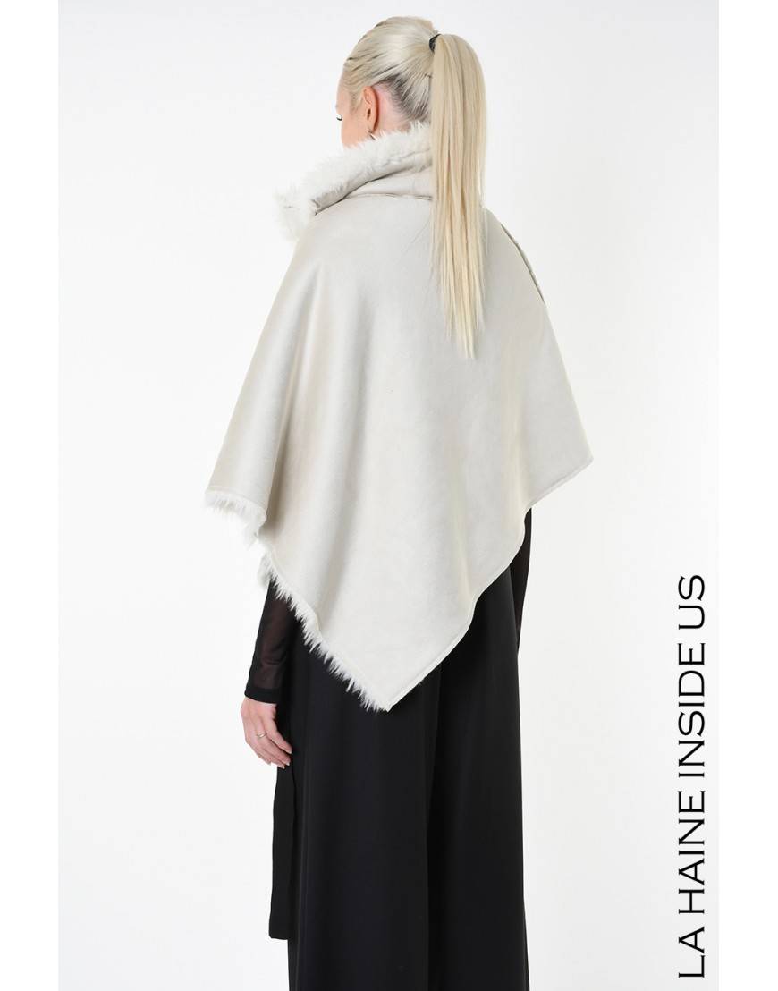 La haine inside us 4- LW862 PONCHO UNISEX D Ice Italia