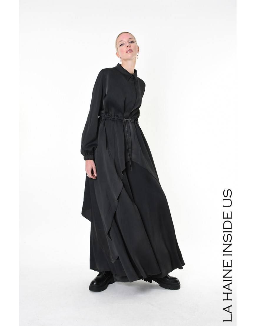 La haine inside us 4V LW918 CAMICIA Nero Qualità Garantita