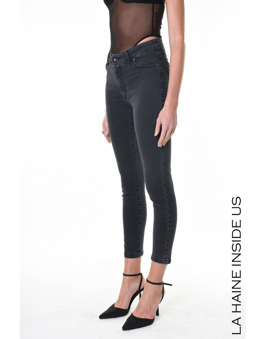 La haine inside us 4X LW834 JEANS Nero Fino Al -60%