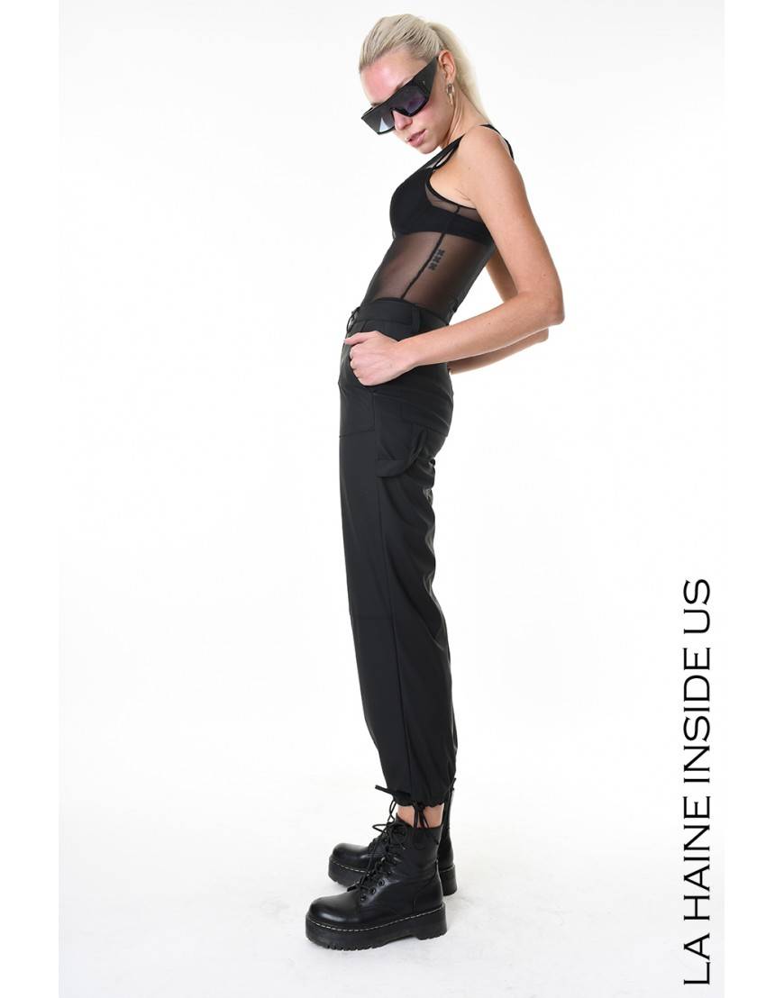 La haine inside us 4Z LW688 PANTALONE Nero Prezzo Ridotto