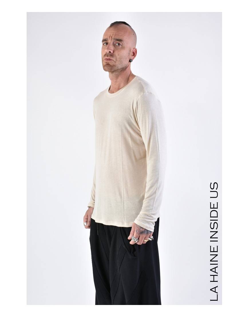 La haine inside us 3J LM165 MAGLIA Beige Sconto