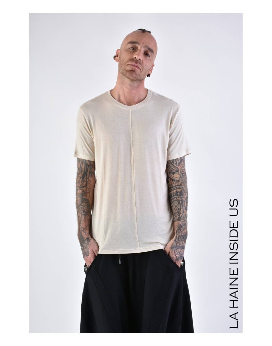 La haine inside us 3J LM167 T-SHIRT Beige Offerta