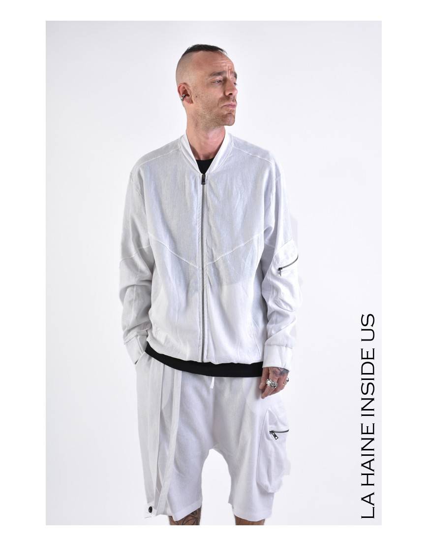 La haine inside us 3M LM098 BOMBER Bianco Saldi Di Fabbrica