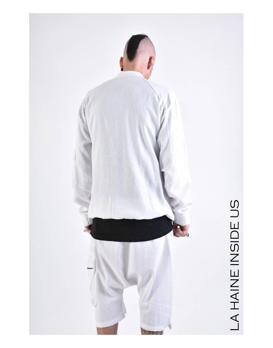 La haine inside us 3M LM098 BOMBER Bianco Saldi Di Fabbrica