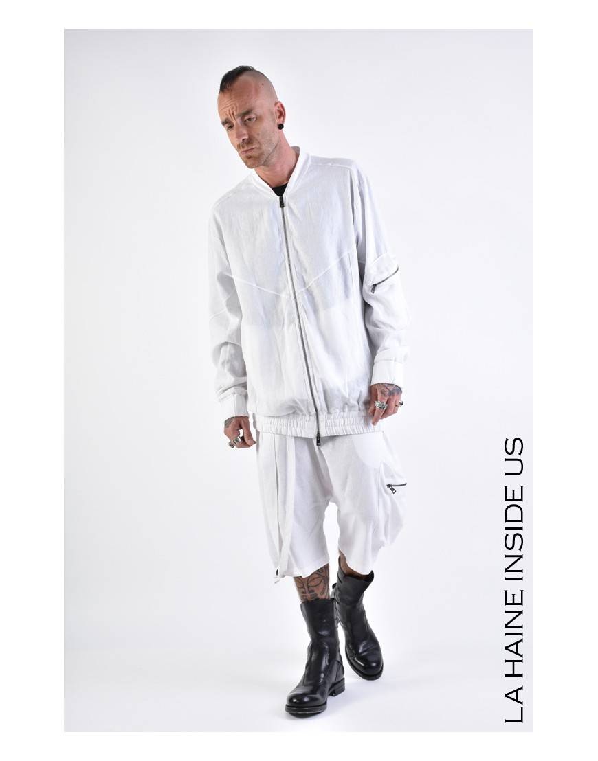 La haine inside us 3M LM098 BOMBER Bianco Saldi Di Fabbrica