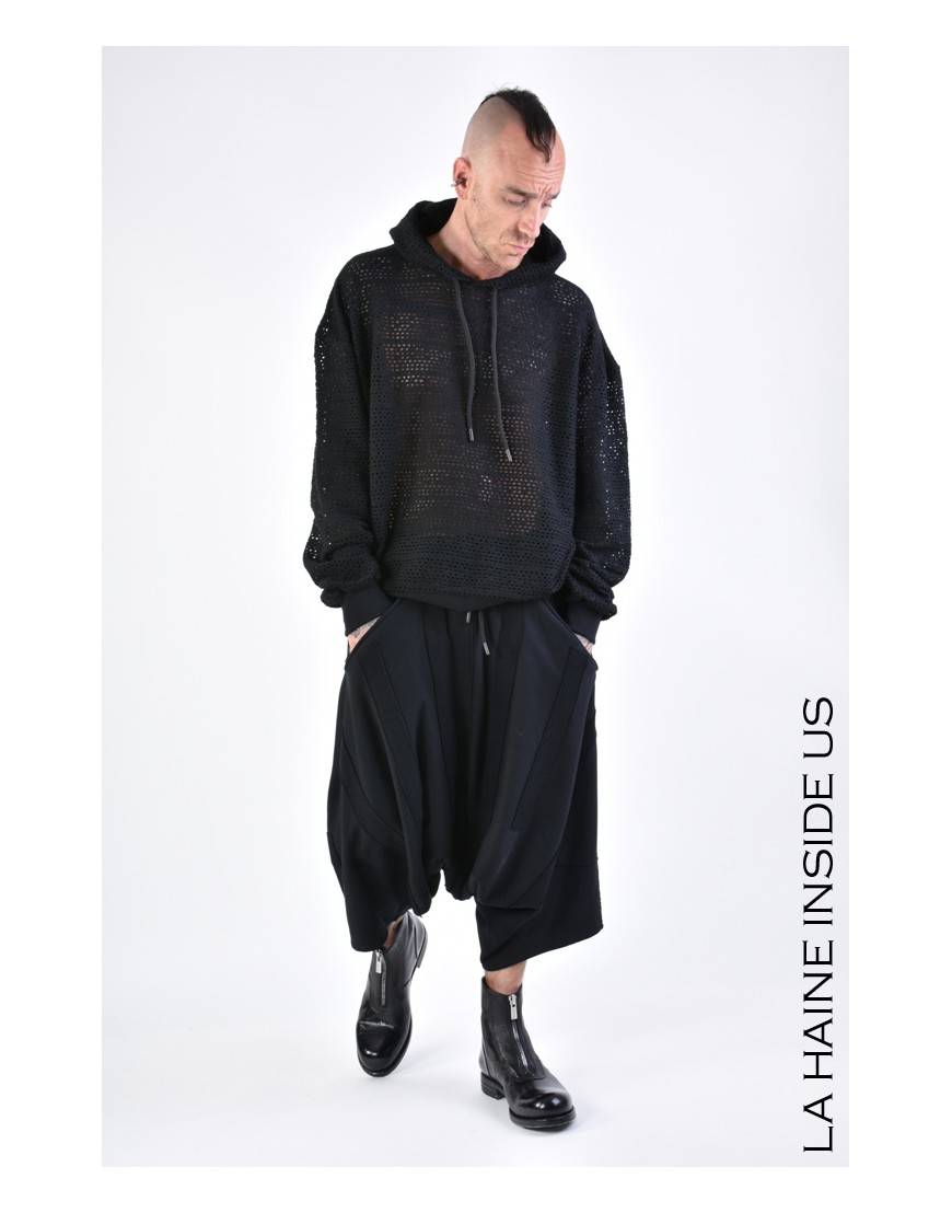 La haine inside us 3M LM102 FELPA UNISEX U Nero In Saldo