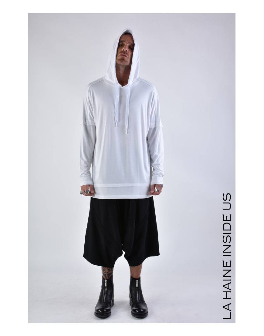 La haine inside us 3M LM158 MAGLIA Bianco Spedizione Gratuita