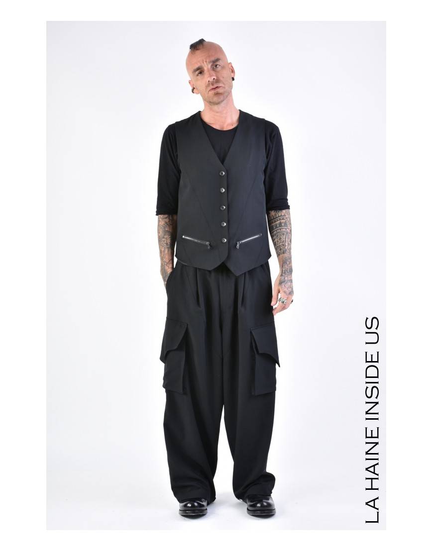 La haine inside us 3R LM123 GILET Nero Qualità Garantita
