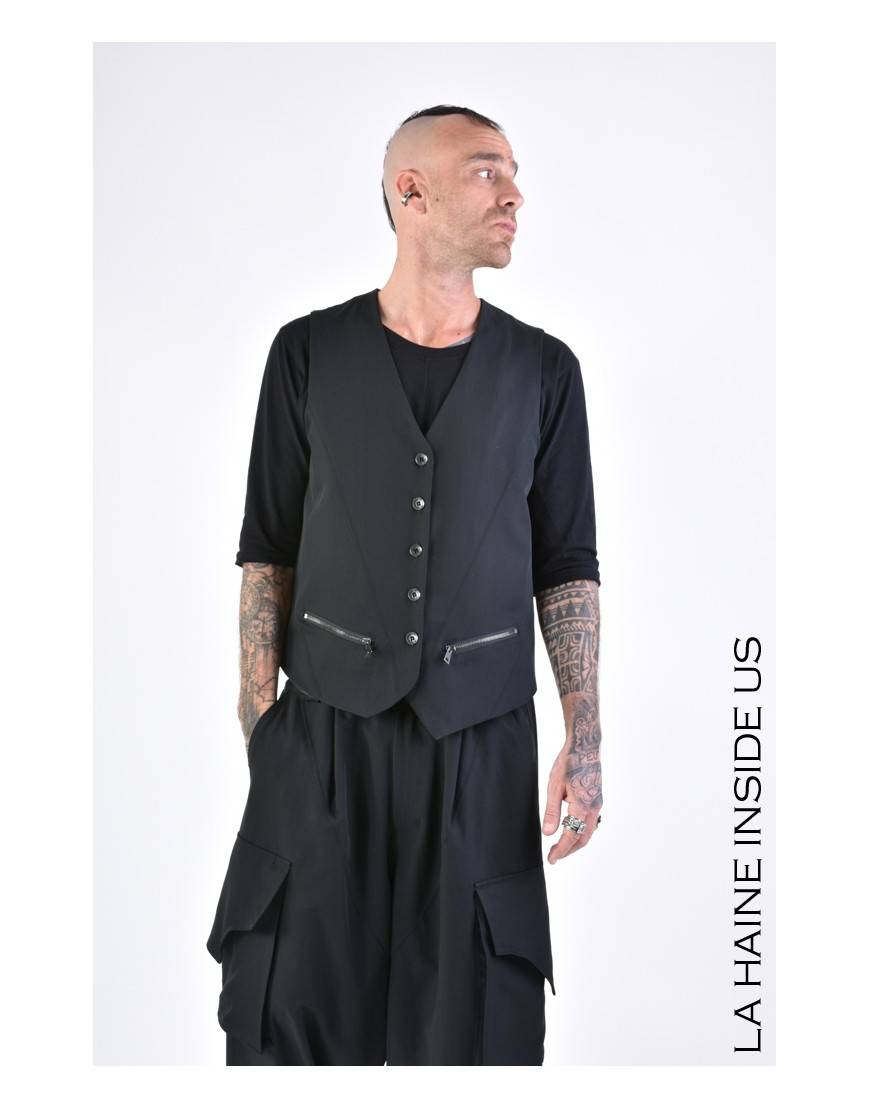 La haine inside us 3R LM123 GILET Nero Qualità Garantita