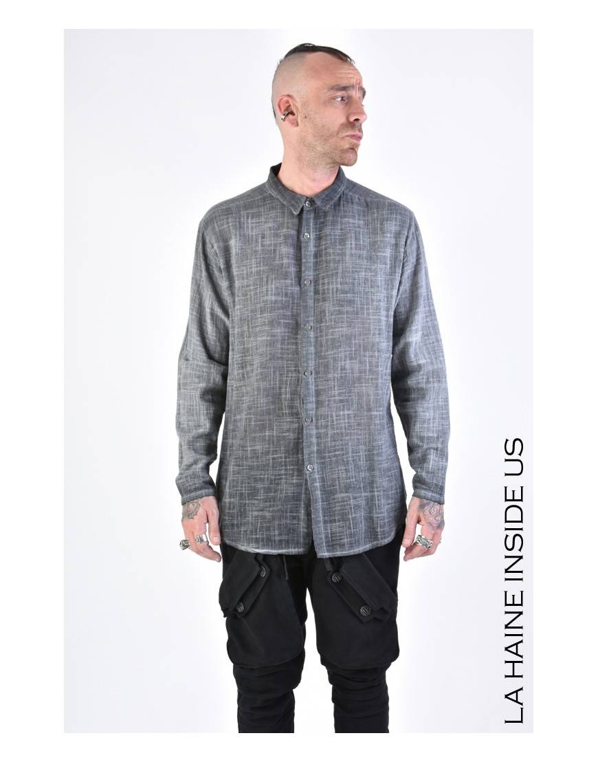 La haine inside us 3V LM115 CAMICIA Grigio Consegna Veloce