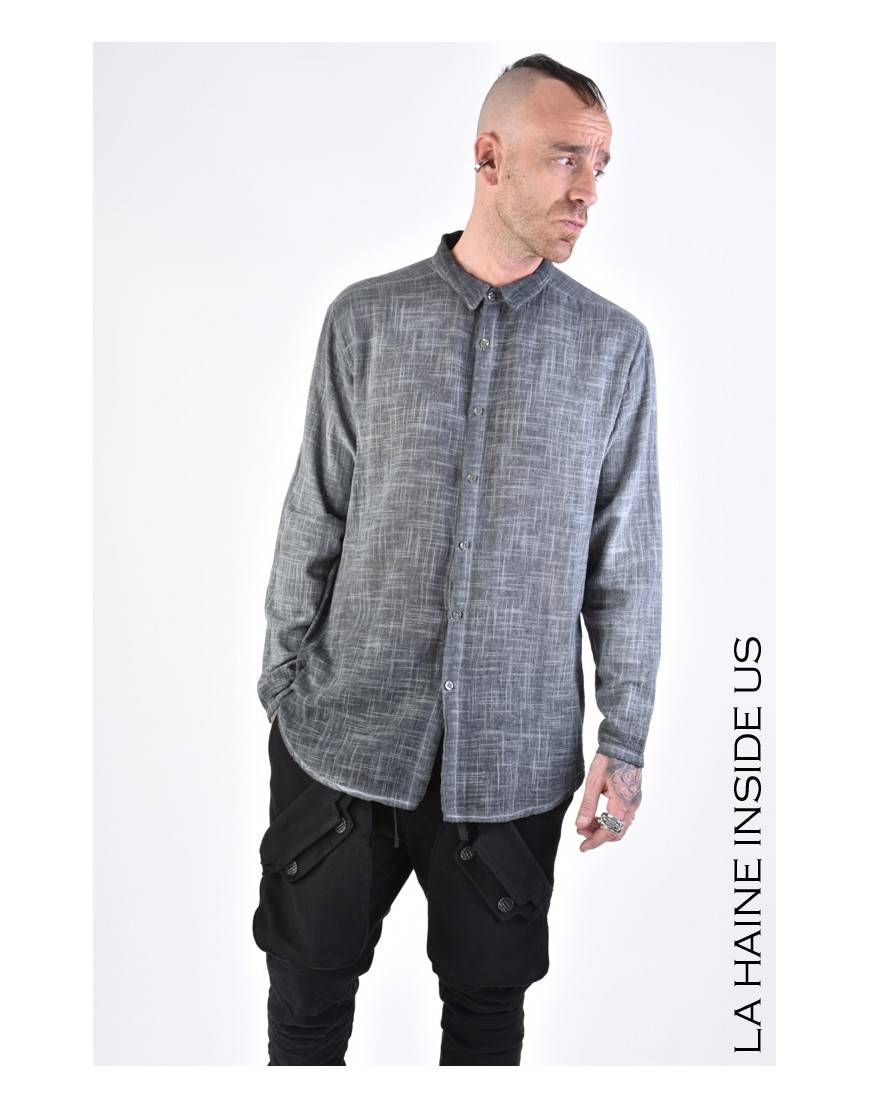 La haine inside us 3V LM115 CAMICIA Grigio Consegna Veloce