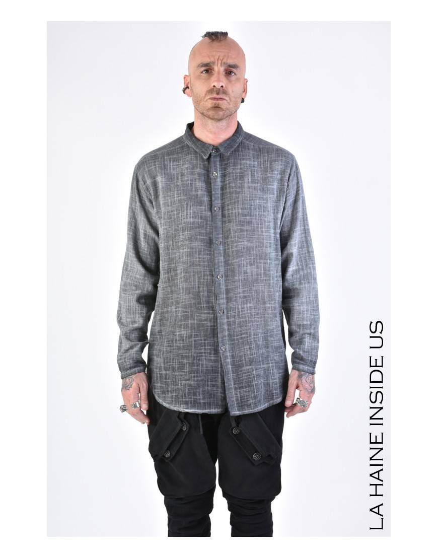 La haine inside us 3V LM115 CAMICIA Grigio Consegna Veloce