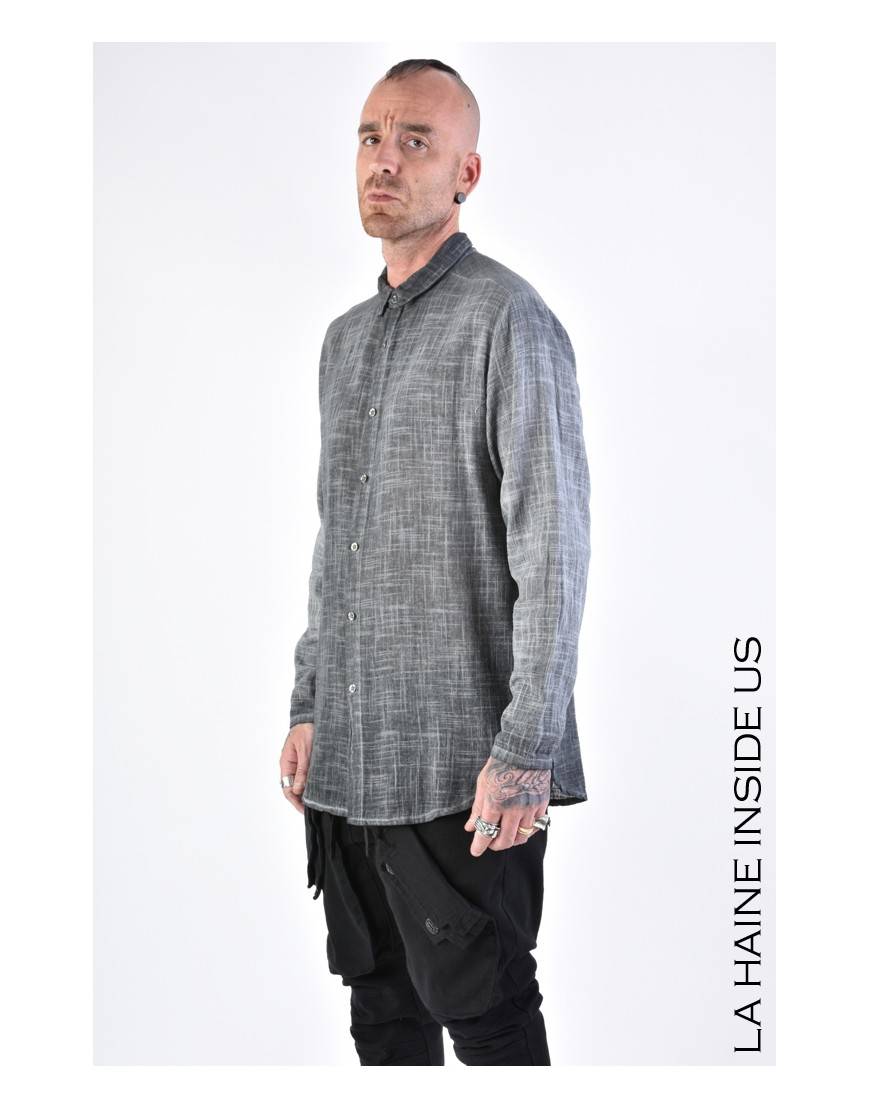 La haine inside us 3V LM115 CAMICIA Grigio Consegna Veloce