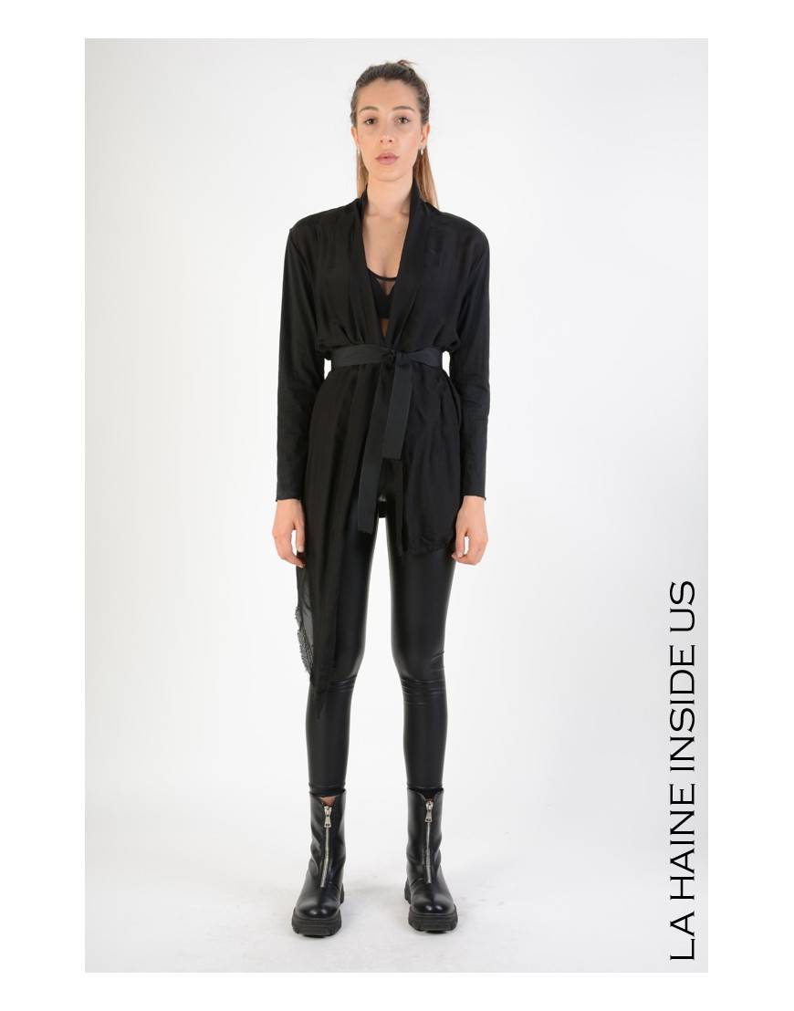 La haine inside us 4B LW581 CARDIGAN Nero Fino Al -60%