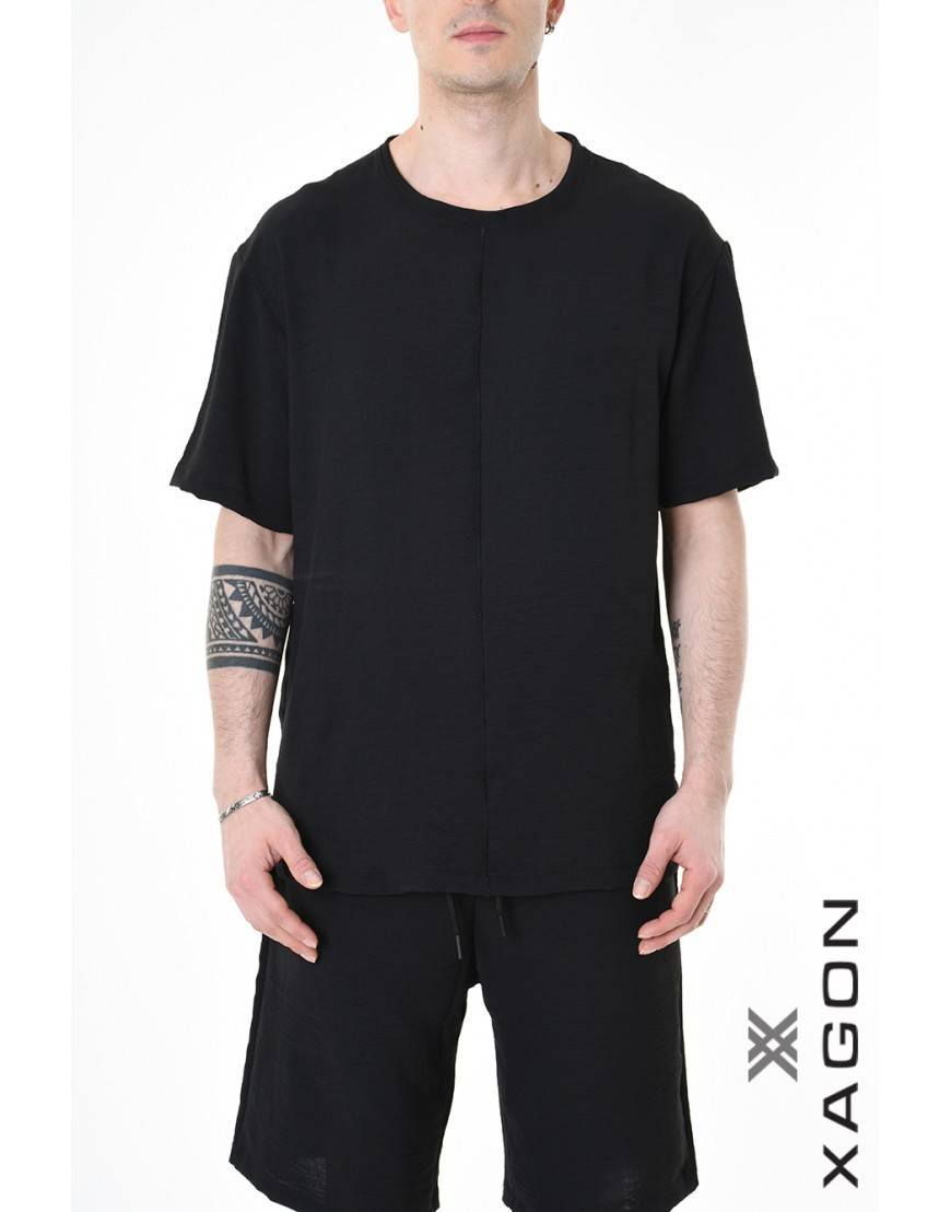 La haine inside us T-SHIRT MD0001 Nero Sottocosto