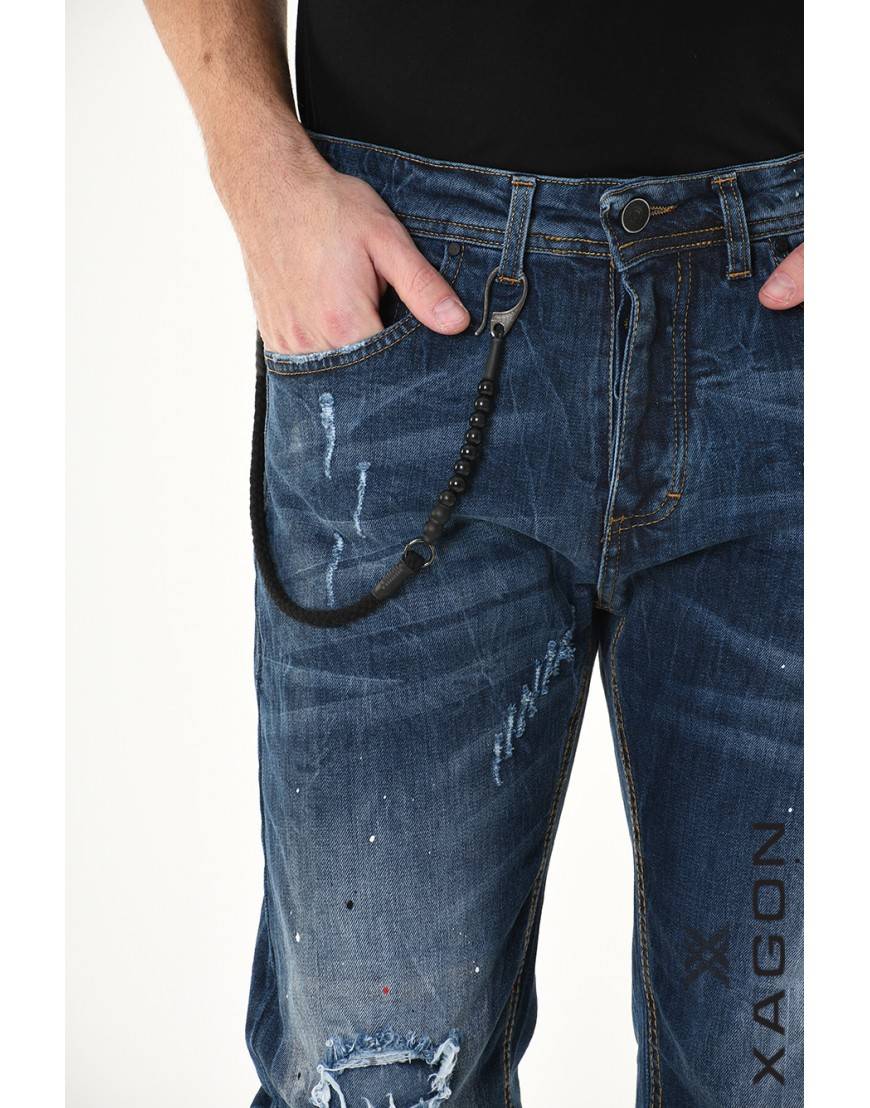 La haine inside us JEANS 2UMR241 Blu In Vendita
